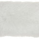 White Super Shaggy  Throw Pillow