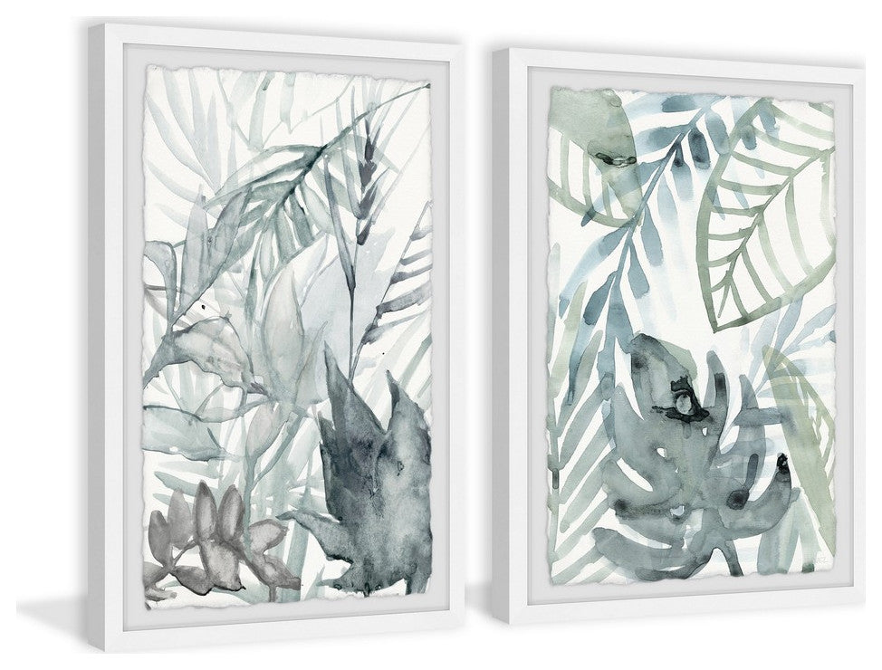 Mystic Tropical Diptych, 16"x12"