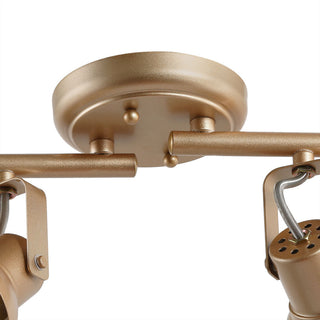 Modern Ceiling Light 4-Light 29" Cluster Bell Champagne Gold Track Lighting Kits