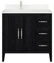Vienna 36" Single Vanity With Power Bar and Drawer Organizer, Espresso
