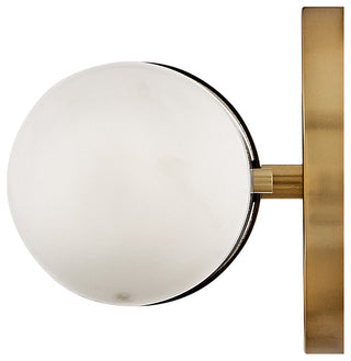 Hinkley Ibiza 24" Lg LED Bath Vanity Light, Heritage Brass + Faux Alabaster