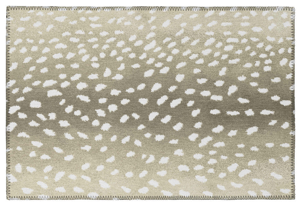 Indoor/Outdoor Mali ML3 Stone Machine Washable 1'8" x 2'6" Rug