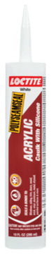 LoctiteÂ® 1507600 Polyseamseal Acrylic Caulk with Silicone, 10 Oz, White