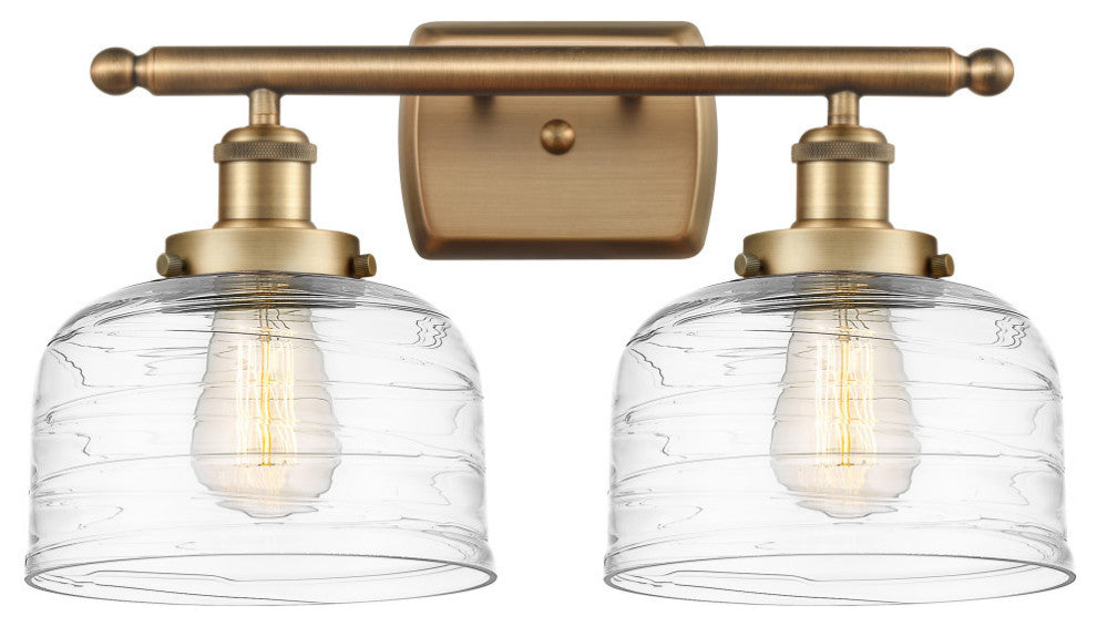 Innovations 916-2W-BB-G713-LED 2-Light Bath Vanity Light, Brushed Brass