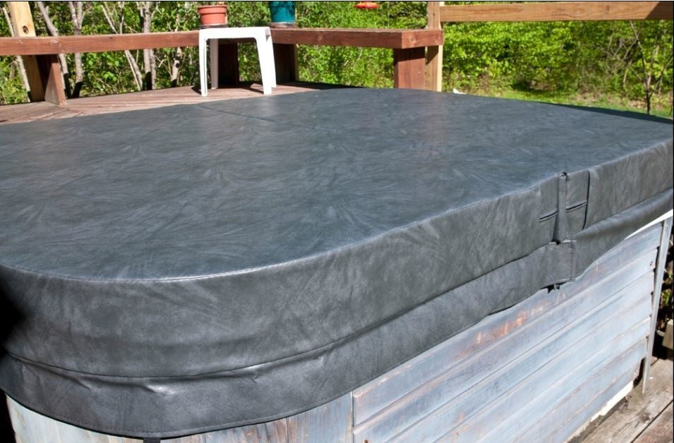 Hot Spring Spa Cover, Jetsetter Model, Dark Brown, 5" Flat