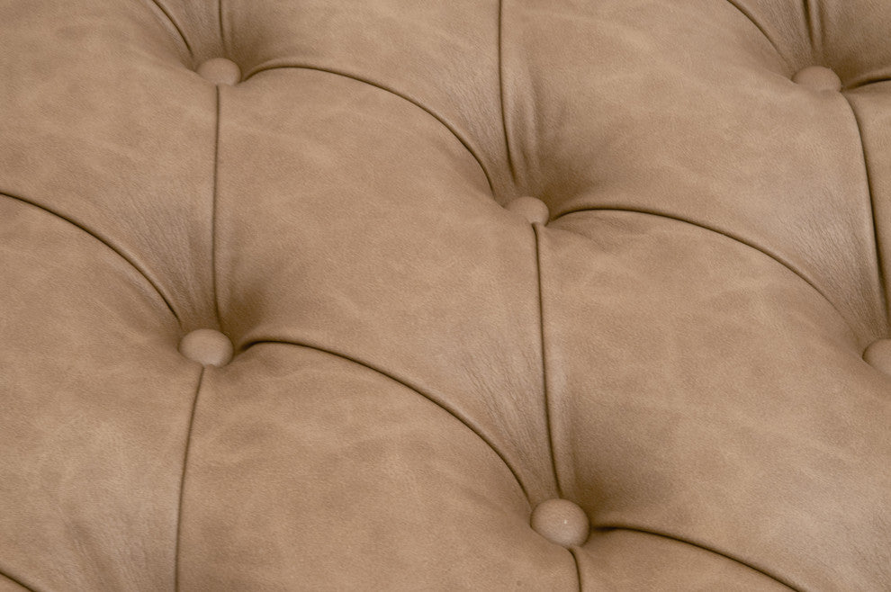 Townsend Tufted Upholstered Rectangle Coffee Table