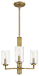 Quoizel SUN5018WS 3-Light Chandelier, Sunburst