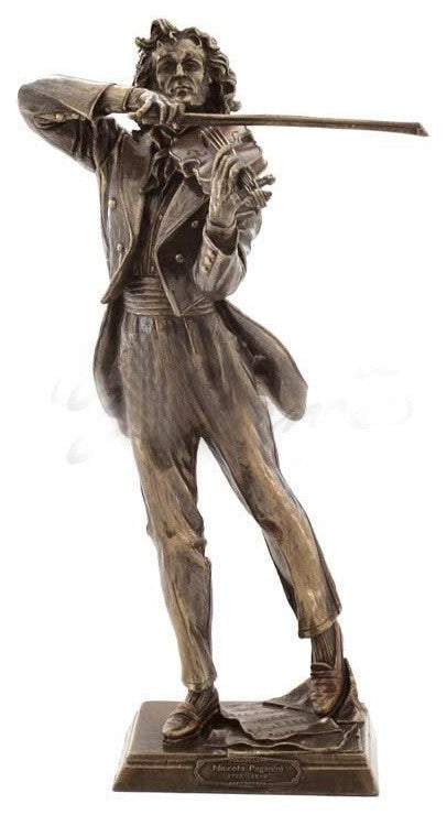 Niccolo Paganini, Famous People, Cold Cast Bronze