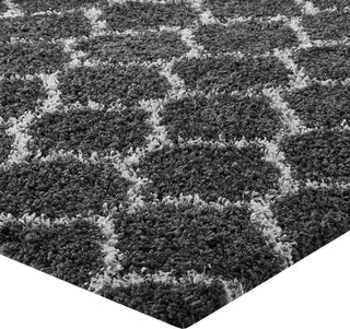 Solvea Moroccan Trellis 5x8 Shag Area Rug