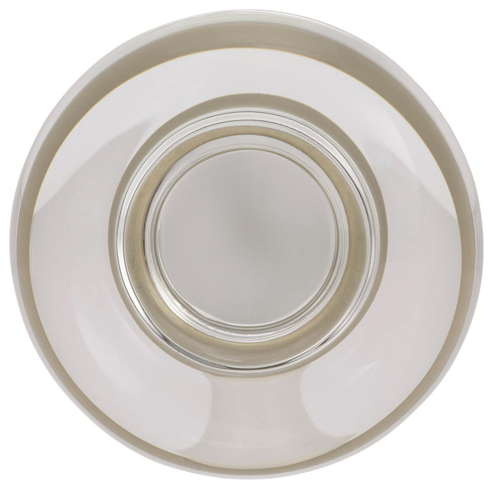 Amerock BP36652 Glacio 1-3/4 Inch Mushroom Cabinet Knob - Crystal / Champagne