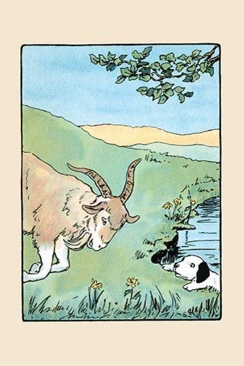 Billy Goat Wont Let Them Out - Canvas Poster 20" x 30"