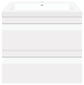 24" Wall-Mount Modern White Vanity LV8W-24W With Square Sink Top