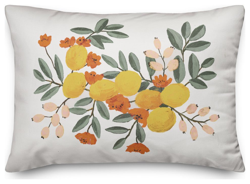 Citrus Botanical 14x20 Indoor / Outdoor Pillow