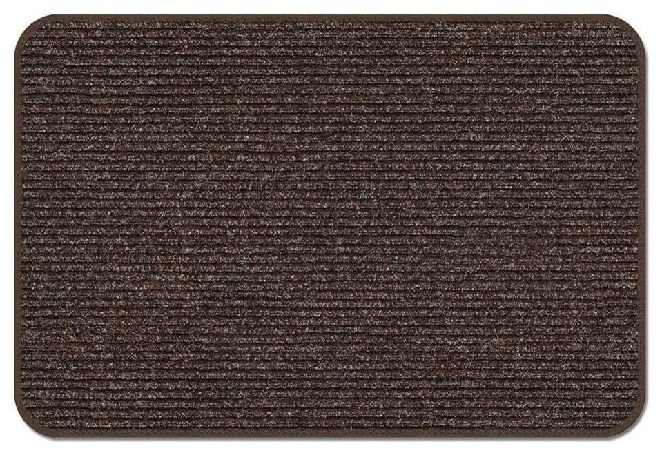Skid-Resistant Heavy-Duty Door Mat, Tuscan Brown, 2'x3'