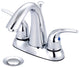 Accent Two Handle Bathroom Faucet, PVD Brushed Nickel