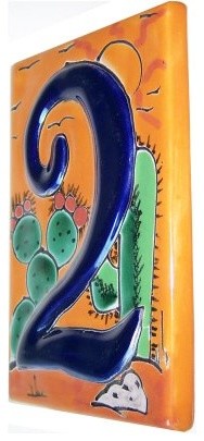 Desert Talavera Ceramic House Number Two