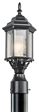 Outdoor Post Mount 1-Light, Black