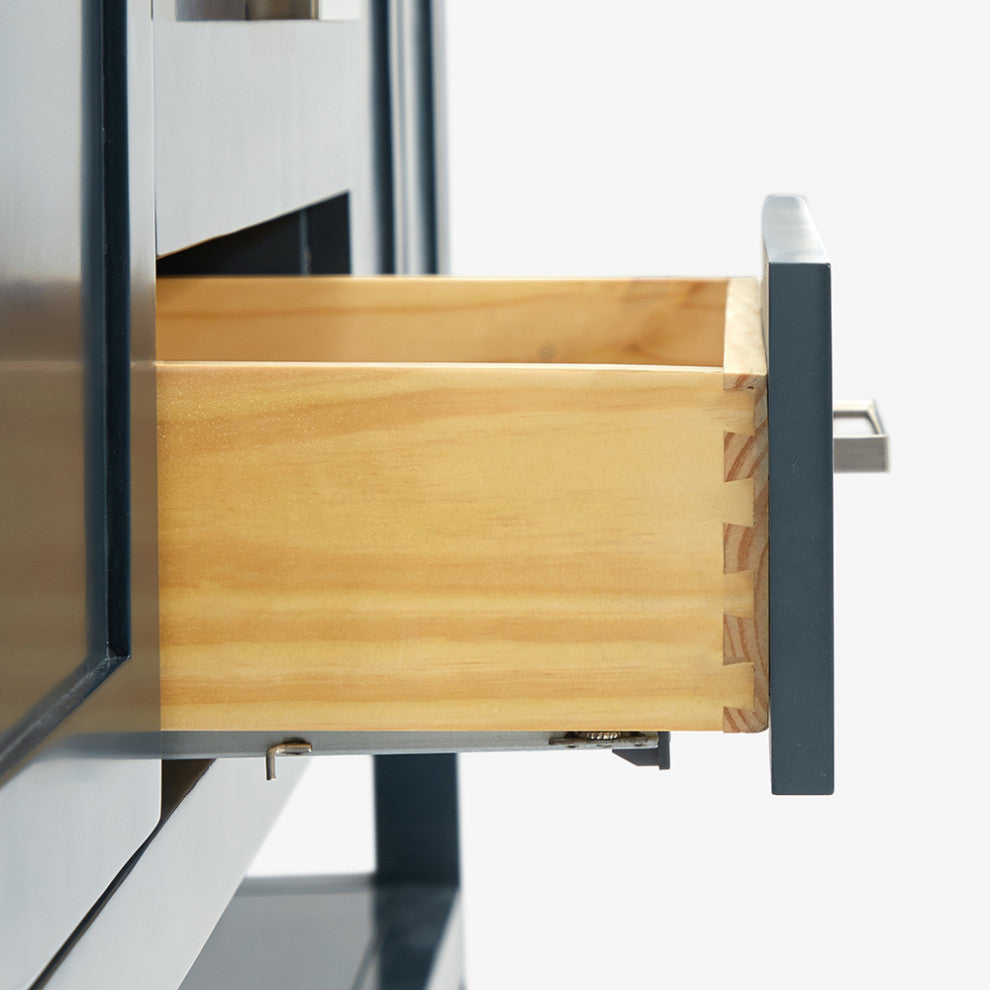 Magnolia 73" Rectangle Sinks Bath Vanity, 0.75" Carrara Marble