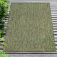 Carmel Texture Stripe Indoor/Outdoor Rug, Green, 3'3"x4'11"