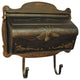 Floral Horizontal Mailbox, Bronze