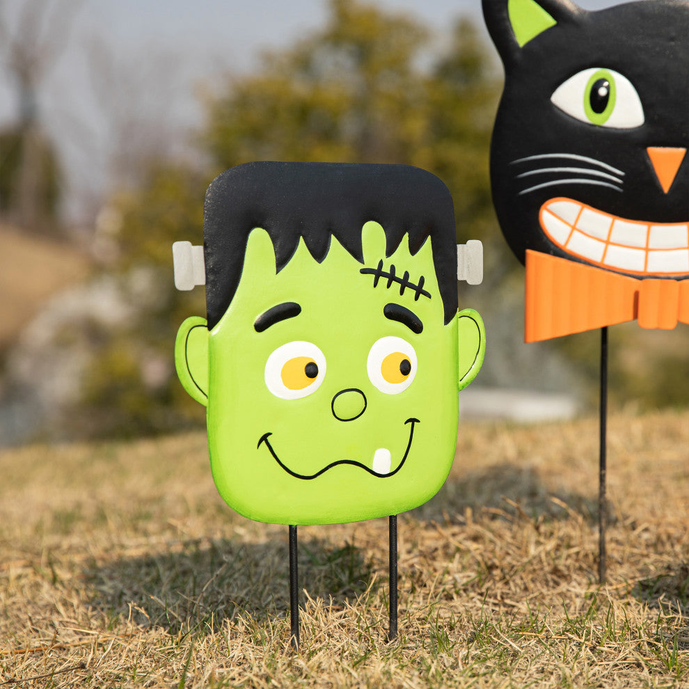 42.5"H Halloween Pumpkin Yard Stake