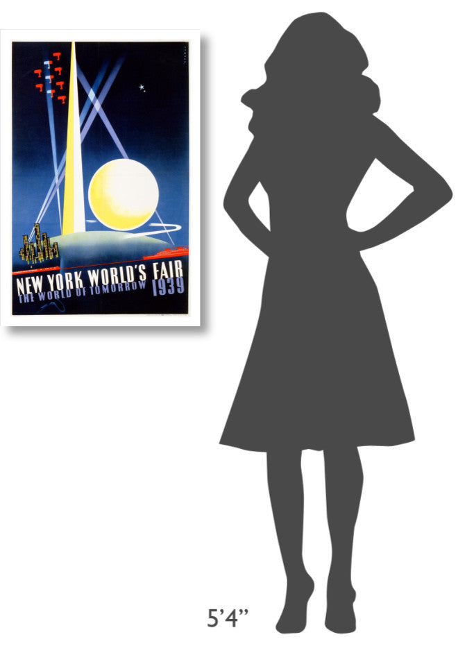 "New York World"™s Fair / World of Tomorrow" Print by Joseph Binder, 21"x32"