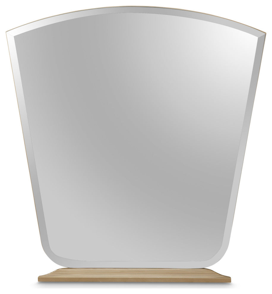 Malibu Crest Vanity Mirror - Burnished Gold