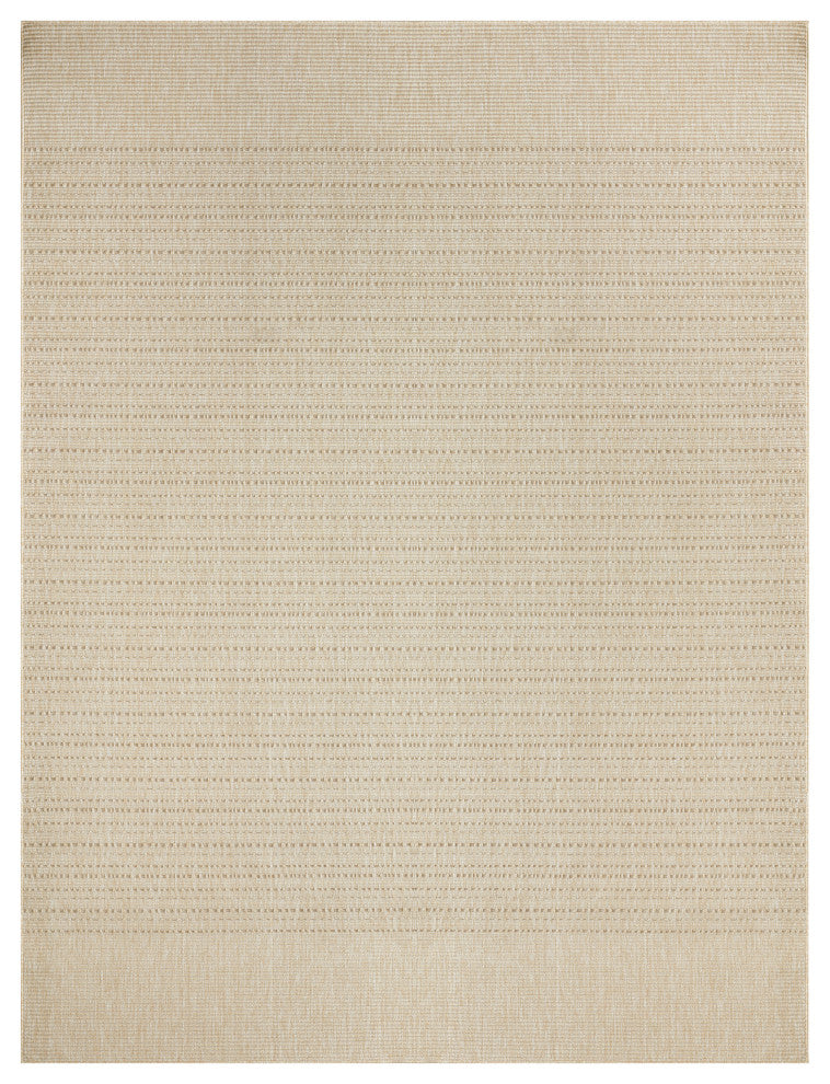 Nourison Tulum 10' x 14' Cream Outdoor Rug
