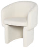 Clementine Buttermilk Boucle Fabric Dining Chair