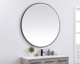 Modern Black Led Mirror