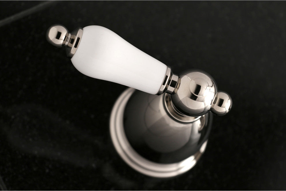 Kingston Brass Wall Mount Tub Faucet, Polished Nickel