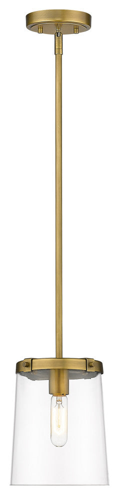 Zlite 3032MP-RB 1-Light Mini Pendant, Clear