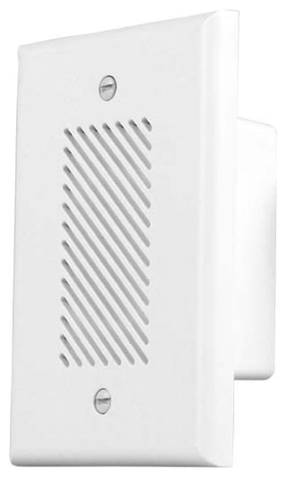 Single-Gang Electronic Door Chime Kit, Brushed Nickel Stucco Button