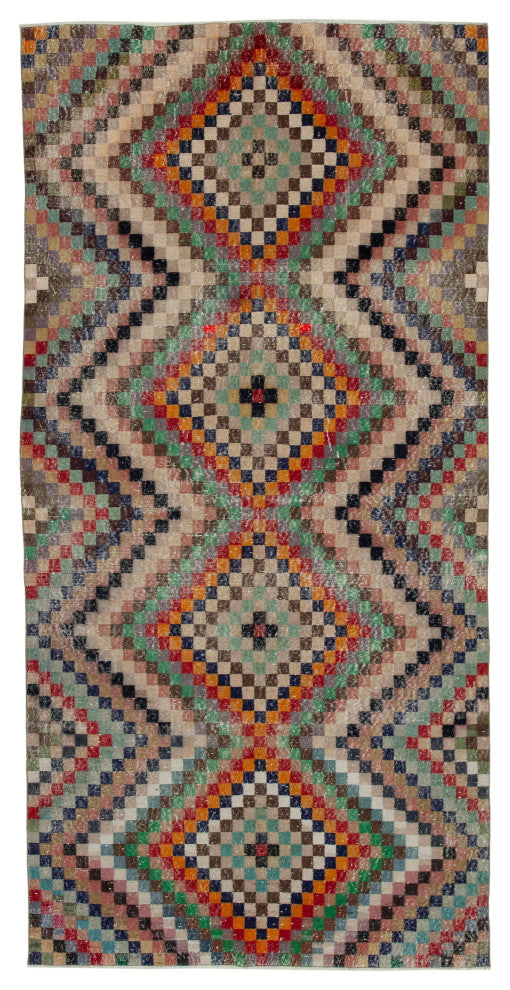Rug N Carpet - Handwoven Turkish 4' 10'' x 9' 11'' Antique Area Rug
