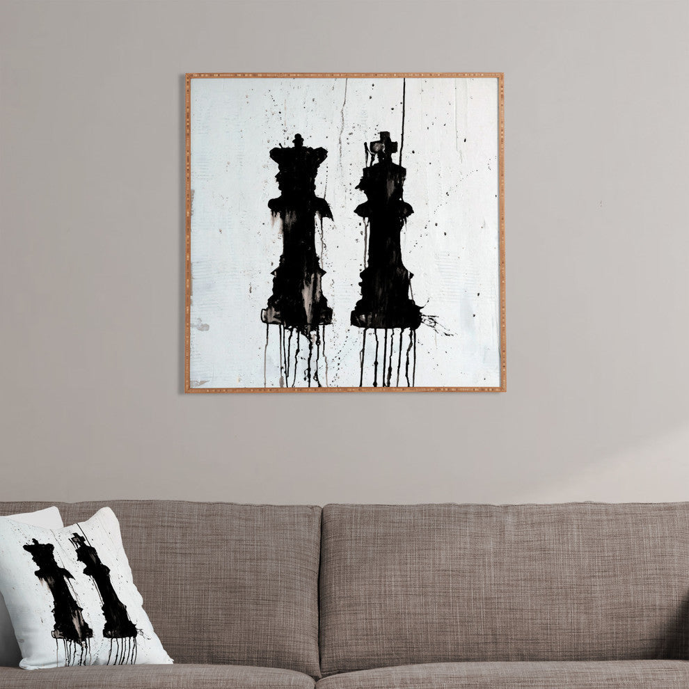 Deny Designs Kent Youngstrom Check Mates Framed Wall Art