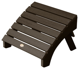 Westport Adirondack Chair With Ottoman, Weathered Acorn