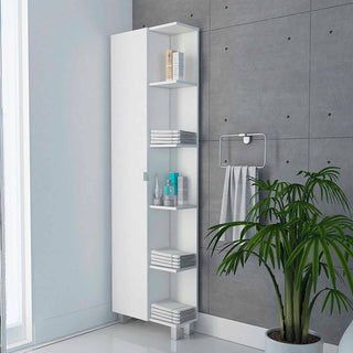 Los Angeles Corner Cabinet, White