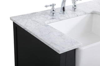 Home Living 22" Farmhouse Black-Light Bathroom Vanity