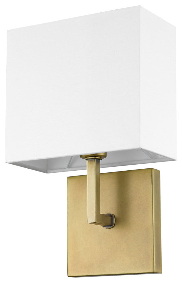 Z-Lite 815-1S Saxon 11" Tall Wall Sconce - Rubbed Brass