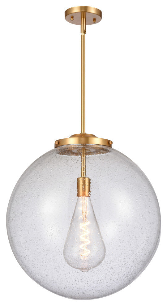 Beacon Pendant, Satin Gold, Seedy
