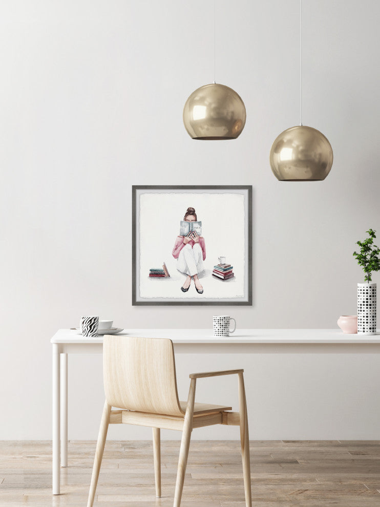 "All About Paris" Framed Painting Print, 18x18