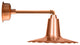 12" Iris LED Barn Light With Metropolitan Arm, Solid Copper