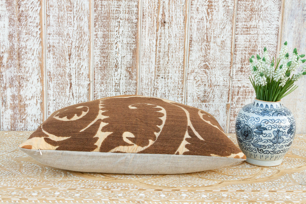 Olma Thuja Suzani Lumbar Pillow