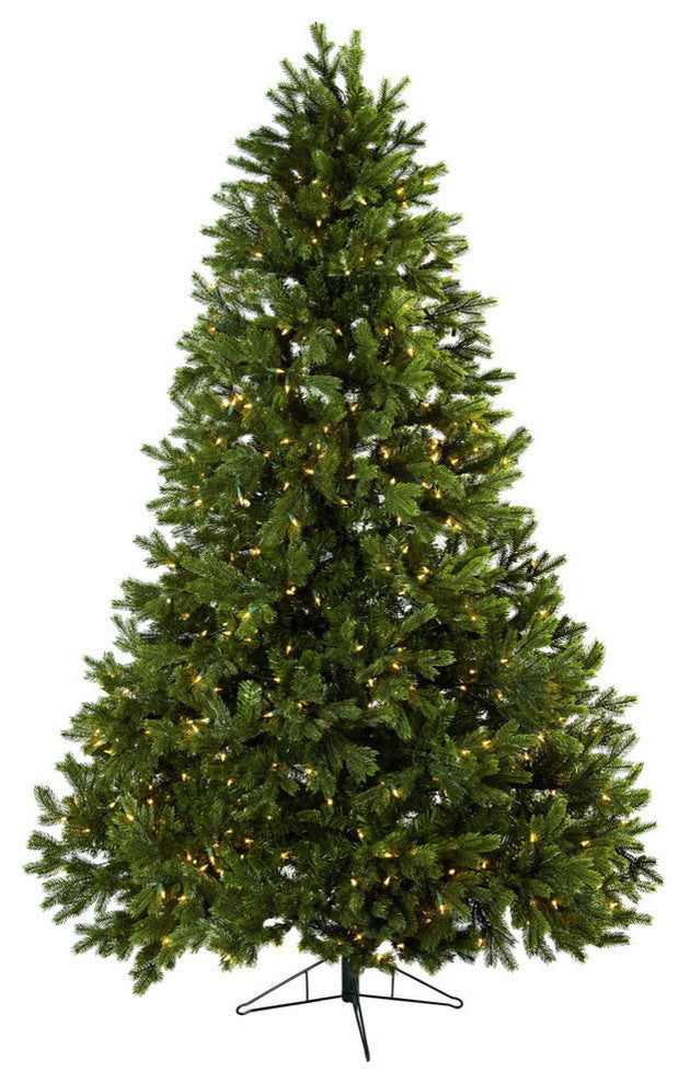 7.5' Royal Grand Christmas Tree With Clear Lights, Green