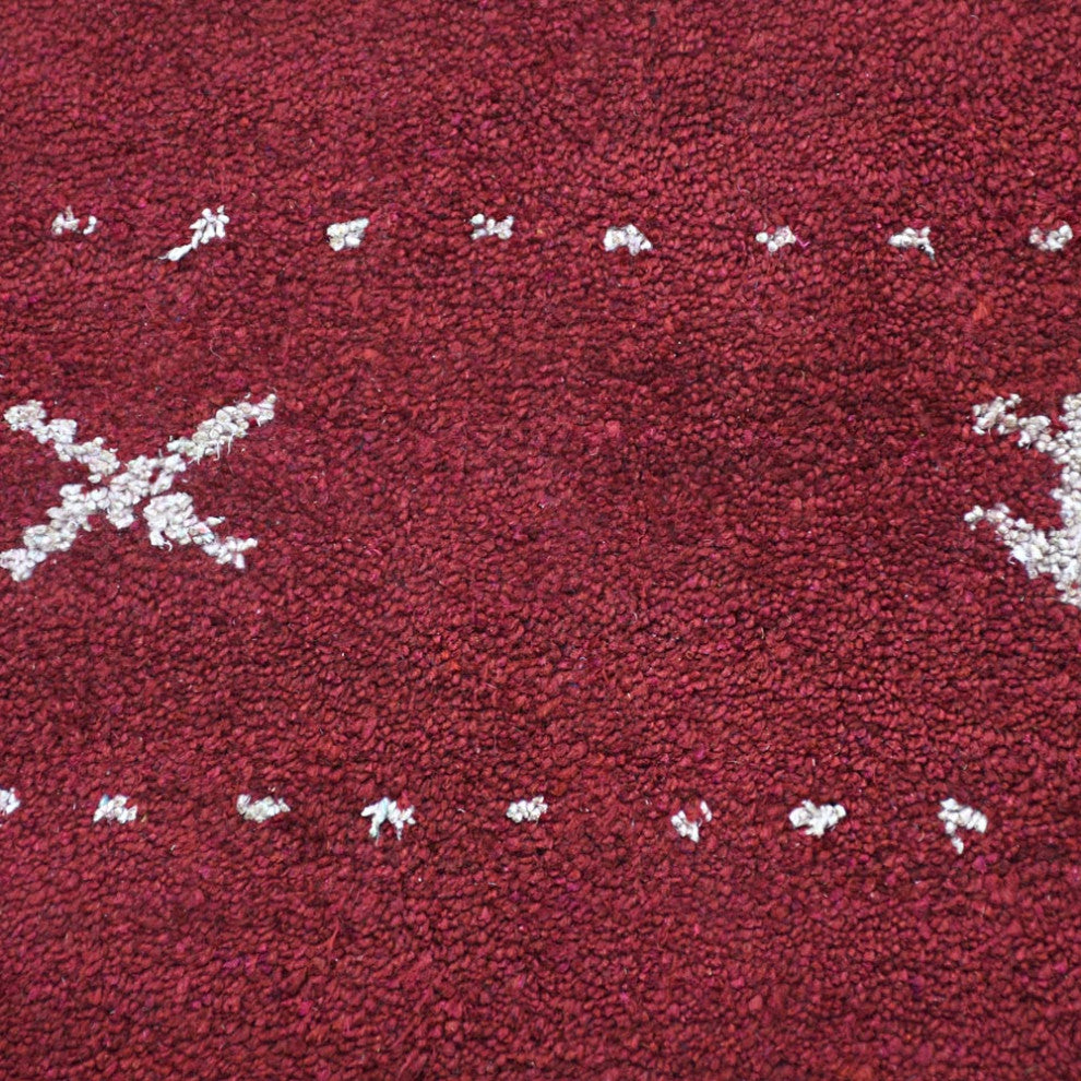 HAND KNOTTED LOOM SILK ECO-FRIENDLY AREA RUGS -8'x8', Square, Red, Contemporary