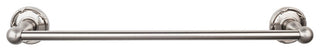 Top Knobs ED8E Edwardian Bath 24 Inch Single Towel Bar Ribbon - Brushed Satin