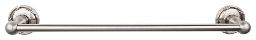 Top Knobs ED8E Edwardian Bath 24 Inch Single Towel Bar Ribbon - Brushed Satin