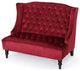 Modern Glam Tufted Velvet Wingback Loveseat