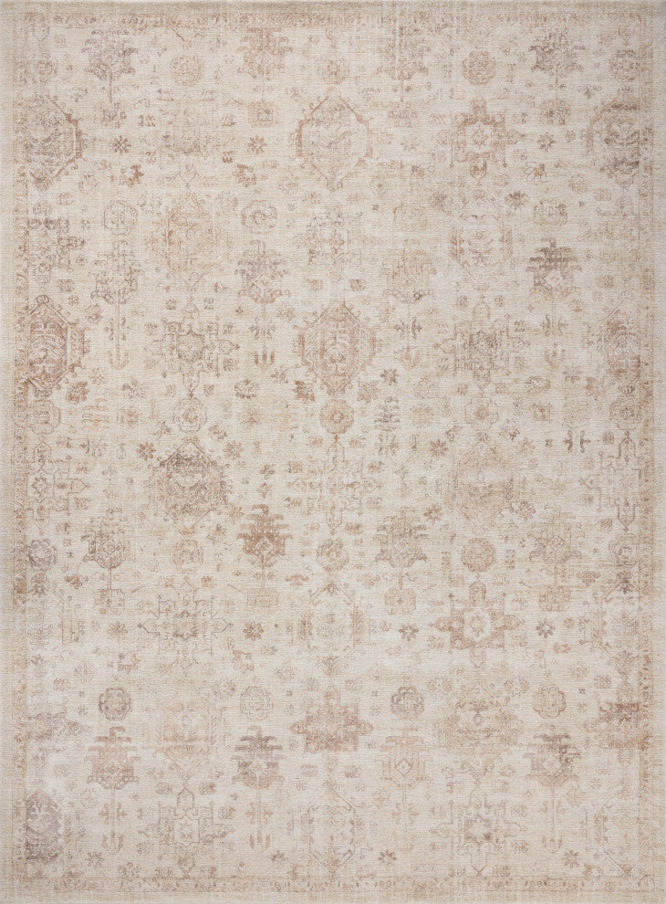 Loloi Marcella Sand / Terracotta 2'-0" x 3'-0" Accent Rug