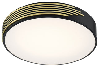 Access Lighting 49951LEDD/ACR Maestro 18"W LED Flush Mount Drum - Black